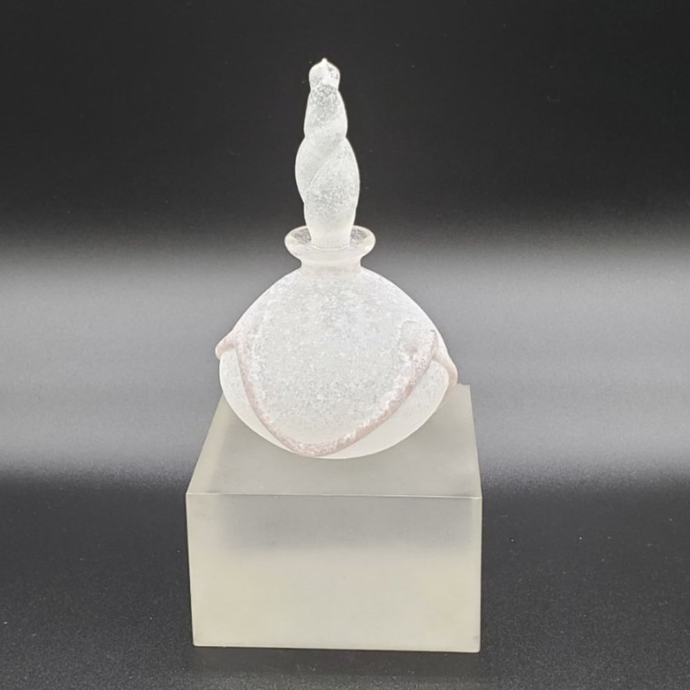 Hand Made Pink Perfume Bottle
